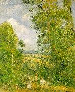 Camille Pissaro Resting in the Woods at Pontoise
